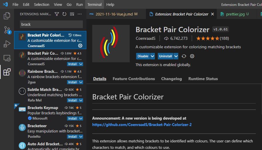 Bracket Pair Colorizer