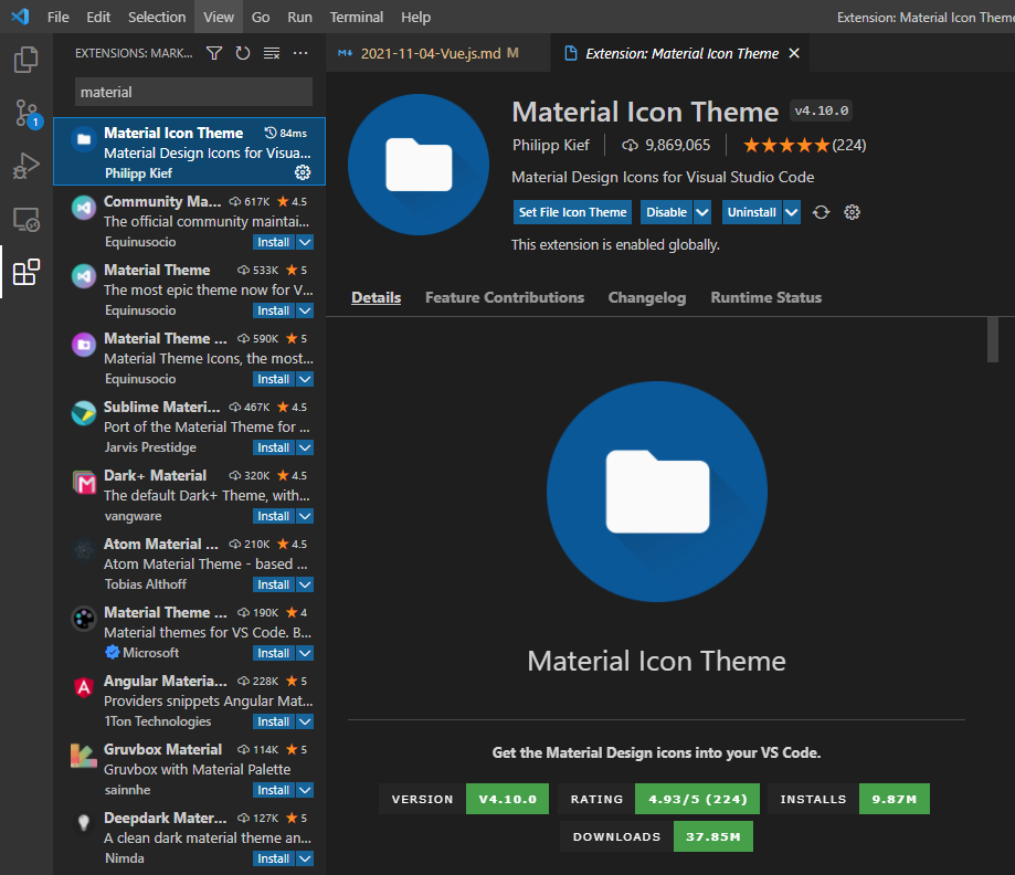 Material Theme